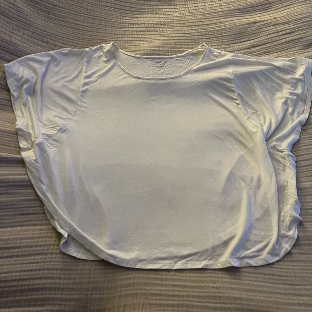 Express White Batwing Blouse Size S